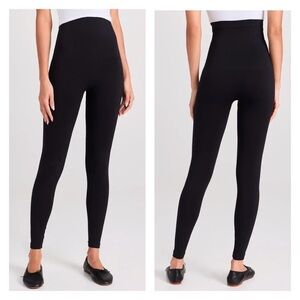 Spanx High Waisted Look at‎ Me Now Leggings in Black M